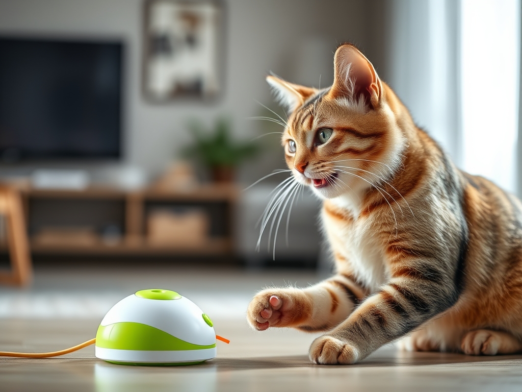 automatic moving mouse toy for cats reviews - cat mice toys interactive play guide hero image