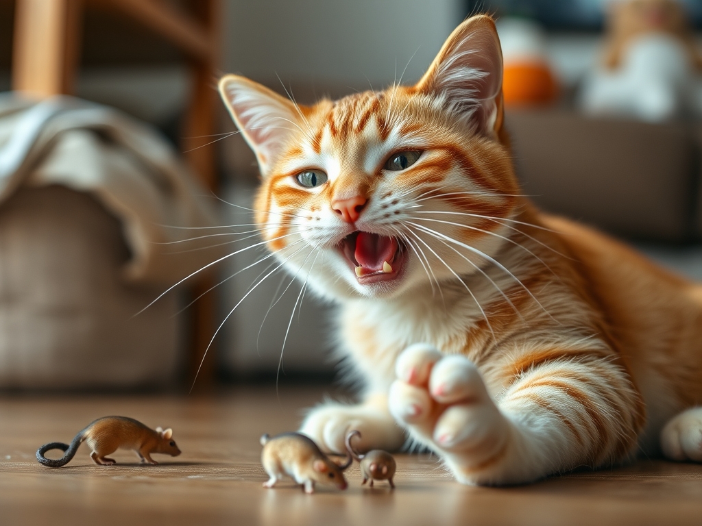 Creating a Fun Play Environment - cat mice toys interactive play