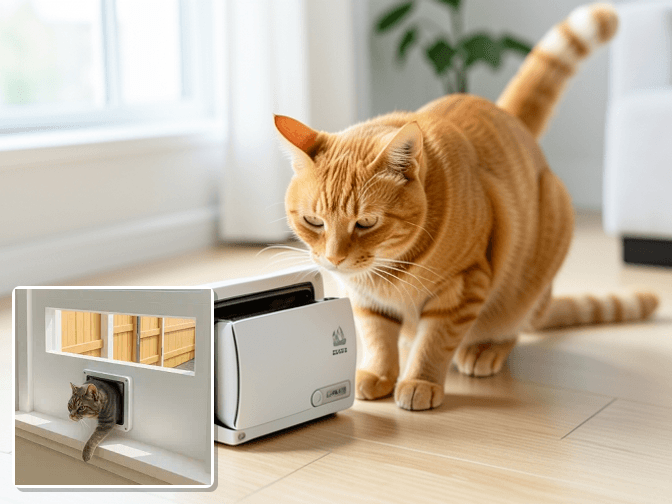 How Cat Microchip Flap Doors Work - expert cat microchip flap doors for kittens guide
