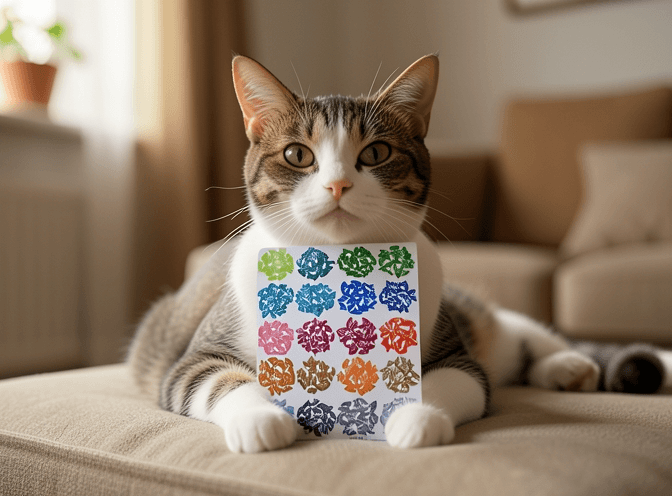 Cat owner reviewing cat nail caps & claw covers recommendations options for their pet in 2026