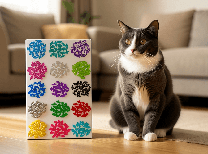 Cat owner reviewing cat nail caps & claw covers worth buying options for their pet in 2026