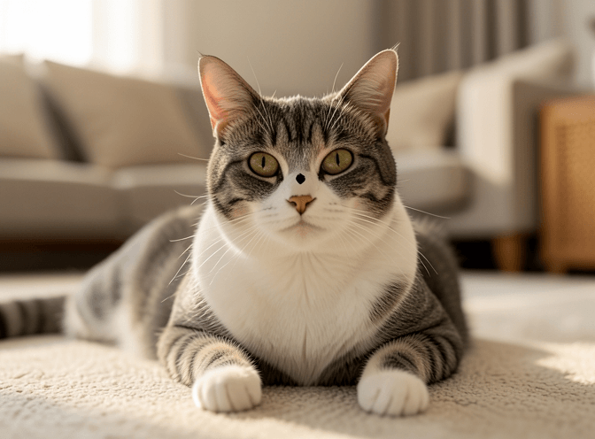 Cat owner reviewing luxury cat nail caps & claw covers options for their pet in 2026