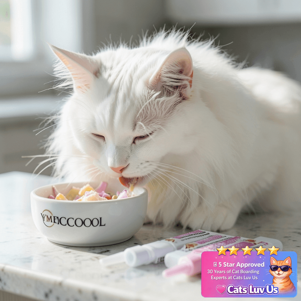 YMCCOOL 10pcs of Special Pet Nail Adhesive Glues & 20pcs of with cat - professional product lifestyle photo