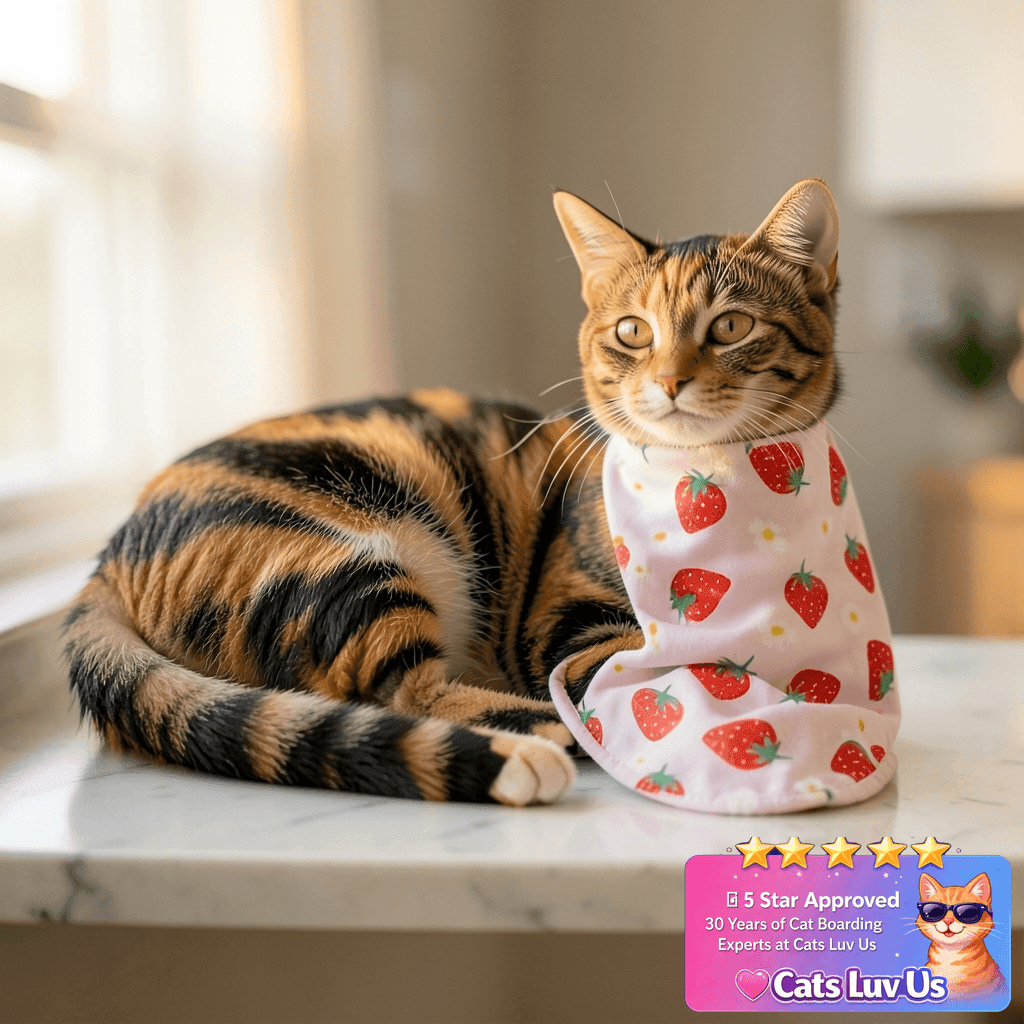 Supet Cat Wrap for Cutting Nails with cat - professional product lifestyle photo