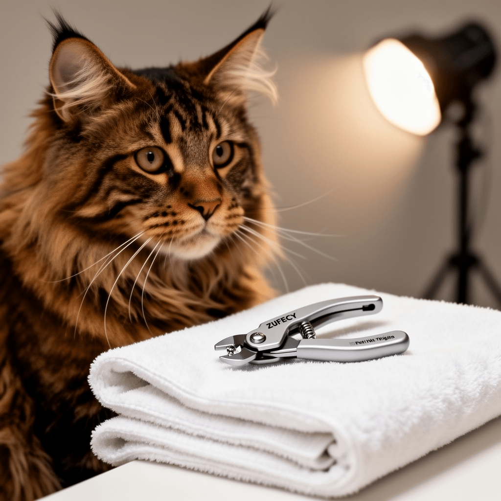 Small Animals Nail Clippers with LED Lights to Avoid with cat - professional product lifestyle photo