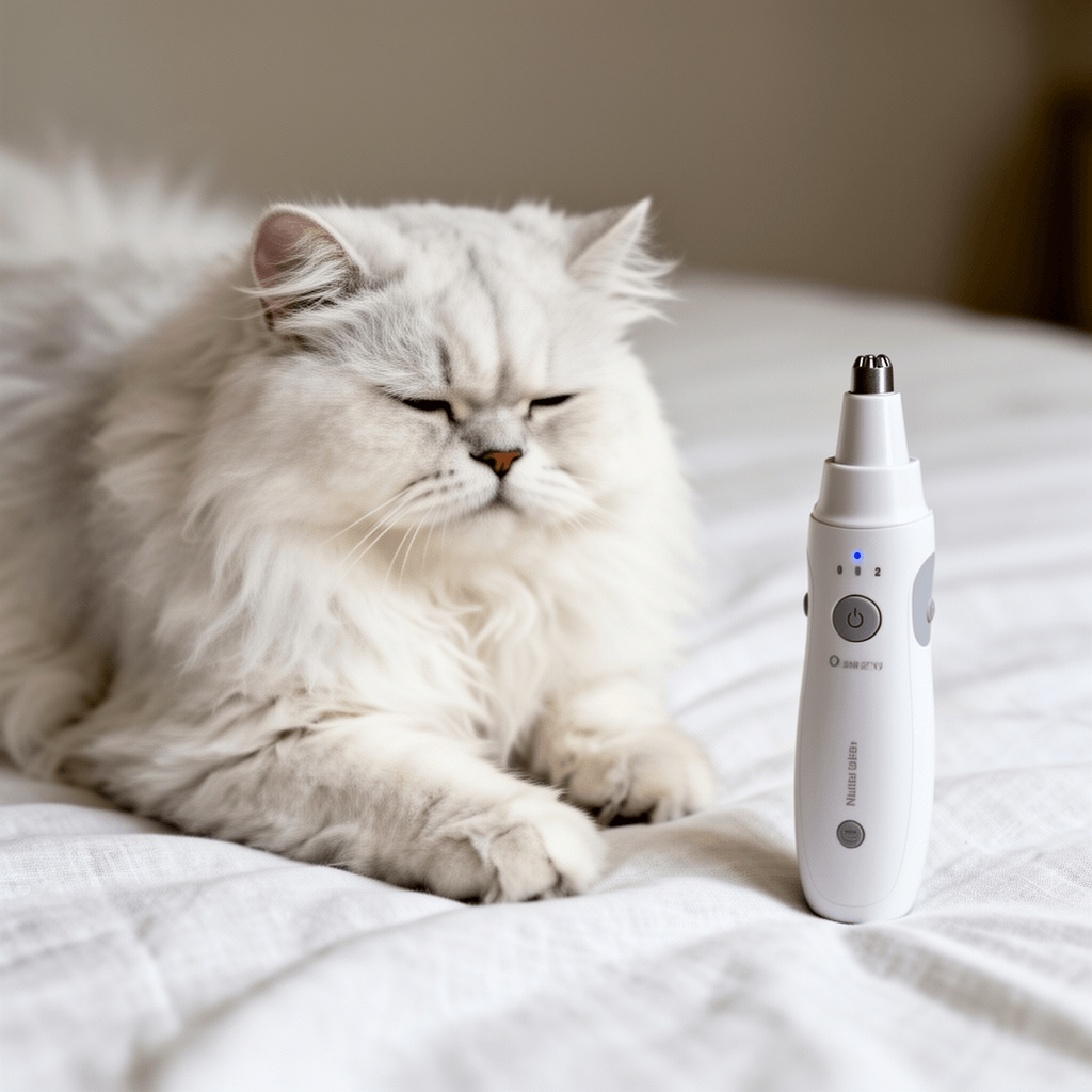 Dog Nail Grinder Electric Powerful 3 Speeds Dog Nail with cat - professional product lifestyle photo