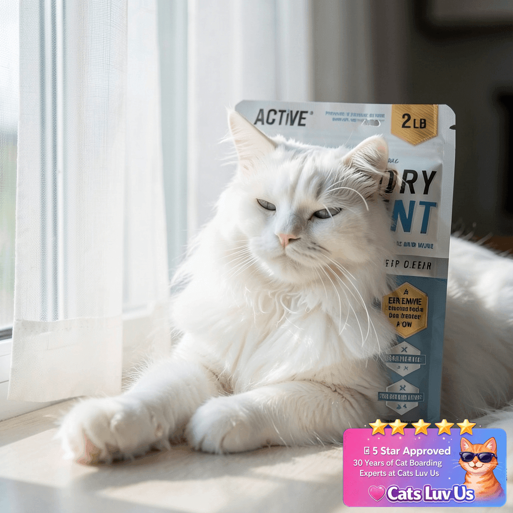 Pet Laundry Detergent Odor Remover - ACTIVE Enzyme Based with cat - professional product lifestyle photo