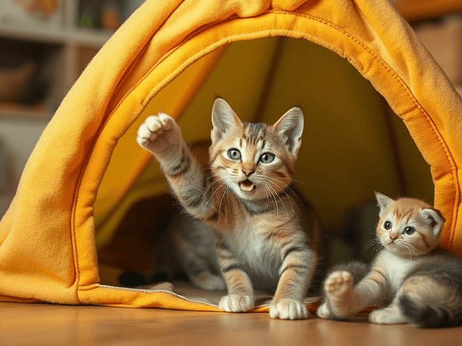 Key Benefits for Kitten Development - expert cat play tunnels and tents for kittens guide