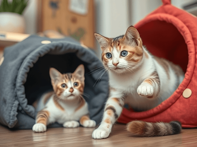 Cat owner reviewing cat play tunnels and tents recommendations options for their pet in 2026