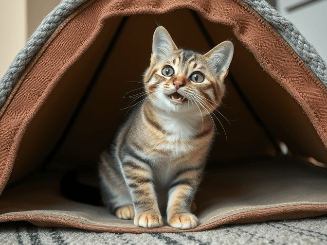 Cat owner reviewing most popular cat play tunnels and tents options for their pet in 2026