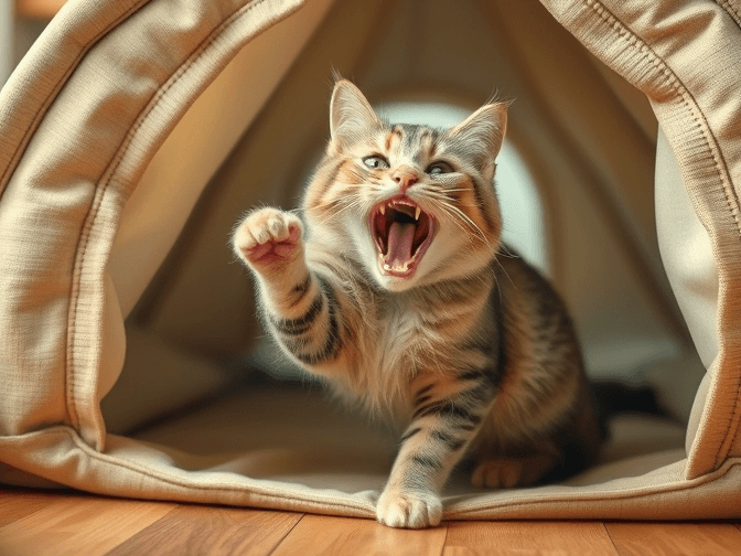 Cat owner reviewing top cat play tunnels and tents reviews options for their pet in 2026