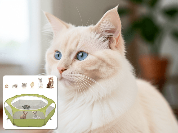 How Recovery Playpens Actually Work - expert small cat playpen for injured cat recovery guide