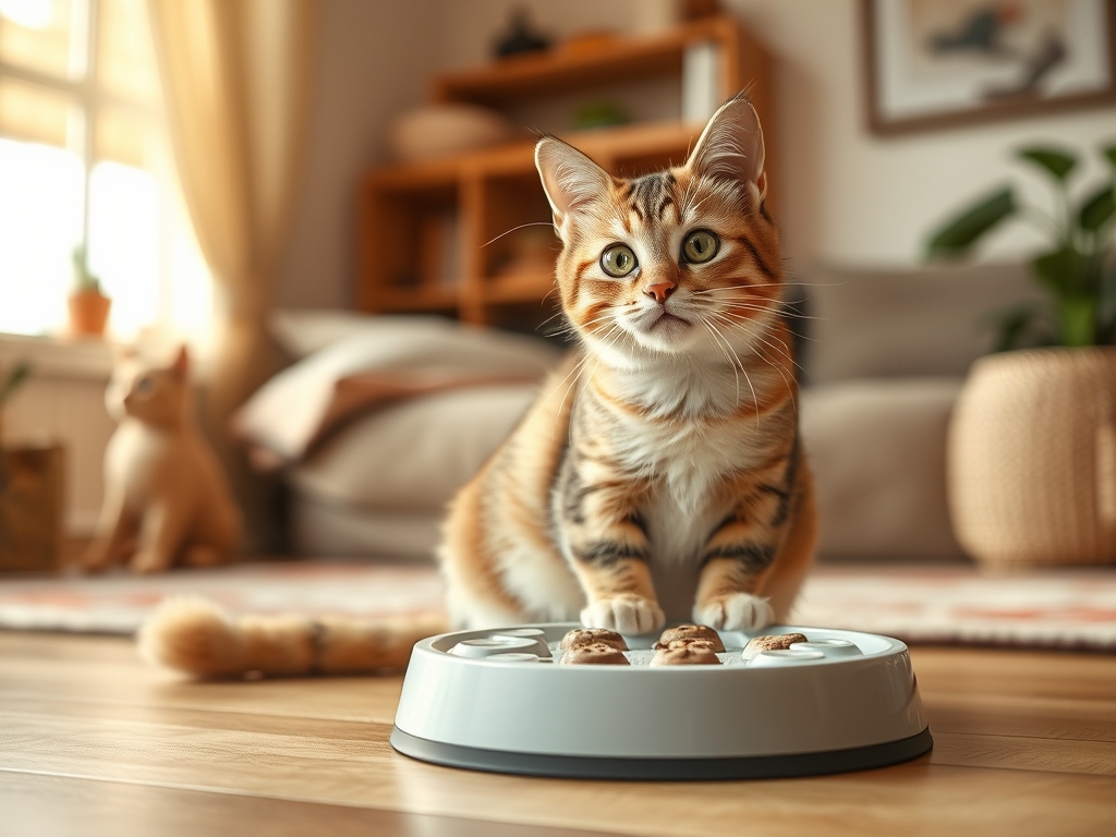 cat puzzle feeder with non-slip base - cat puzzle feeders guide hero image