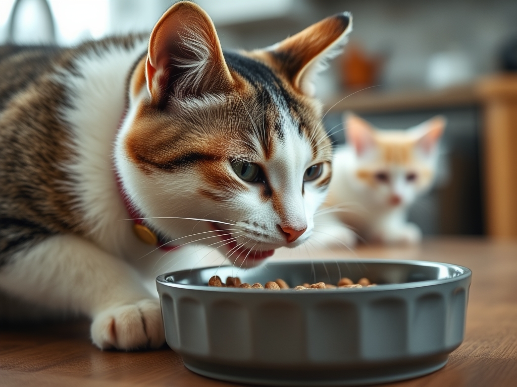 Cat owner reviewing can cats eat with e collars on options for their pet in 2026