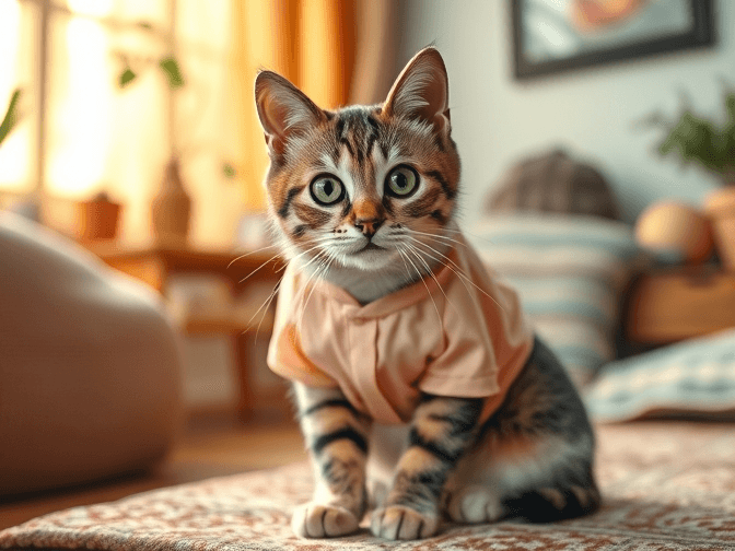 Cat owner reviewing cat recovery suits & medical apparel under 50 dollars options for their pet in 2026