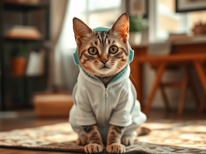Cat owner reviewing cat recovery suits & medical apparel worth buying options for their pet in 2026