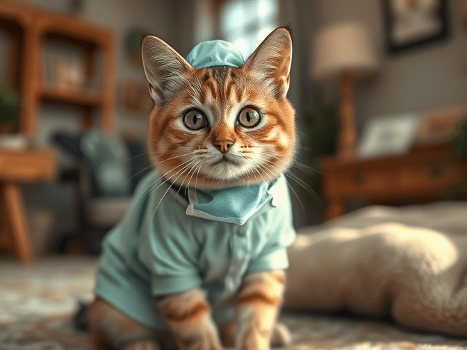 Cat owner reviewing how to choose cat recovery suits & medical apparel options for their pet in 2026