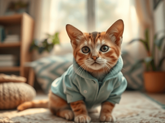 Cat owner reviewing most popular cat recovery suits & medical apparel options for their pet in 2026