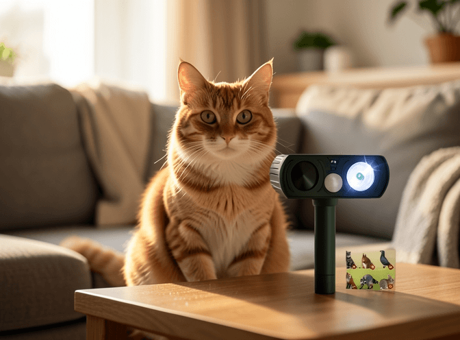 Cat owner reviewing diy cat repellent & deterrent products options for their pet in 2026