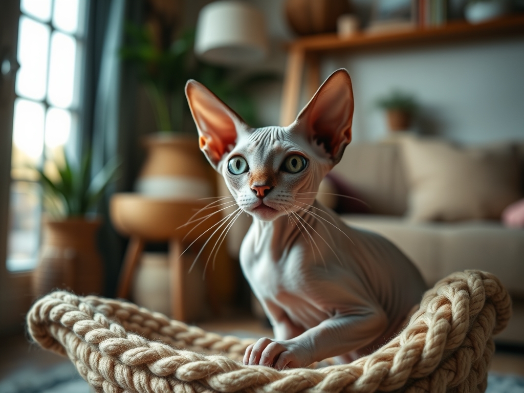 cat scratcher for Sphynx cats - cat scratchers scratching posts guide hero image