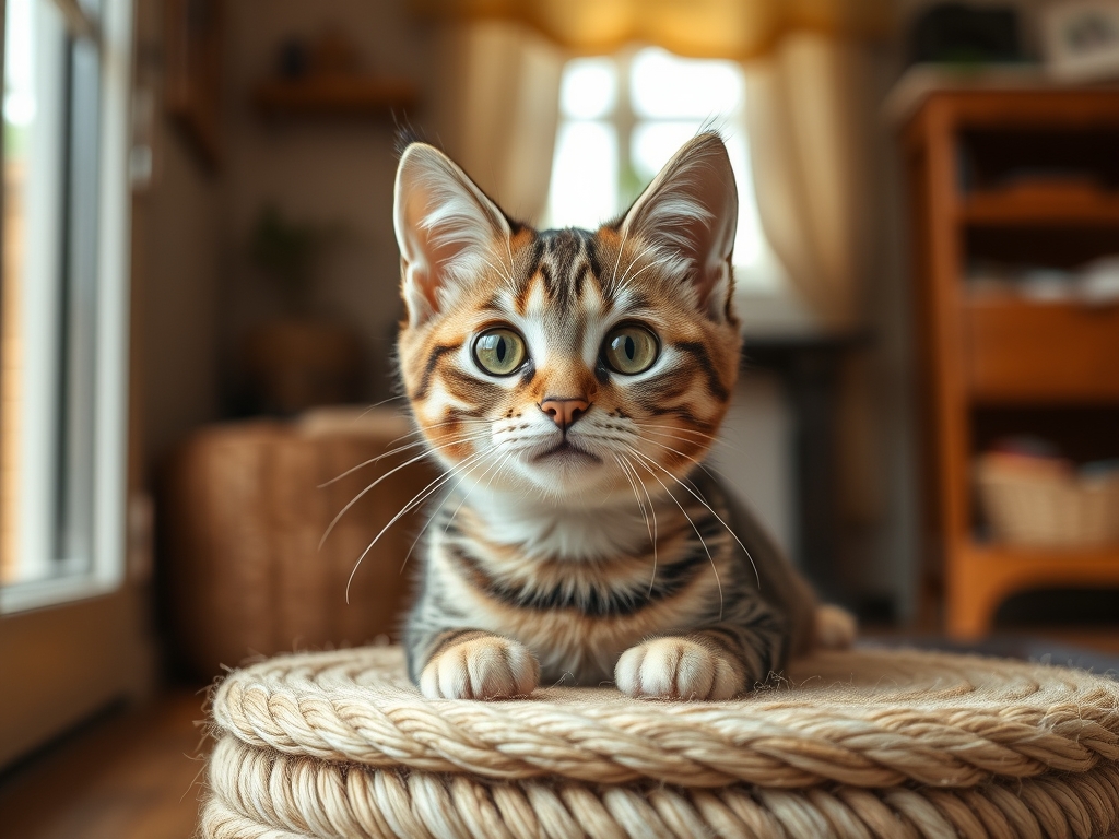 cat scratcher with sisal rope - cat scratchers scratching posts guide hero image