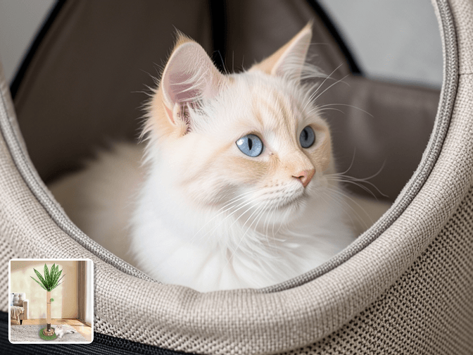 Cat owner reviewing how to choose cat scratching pads and posts options for their pet in 2026