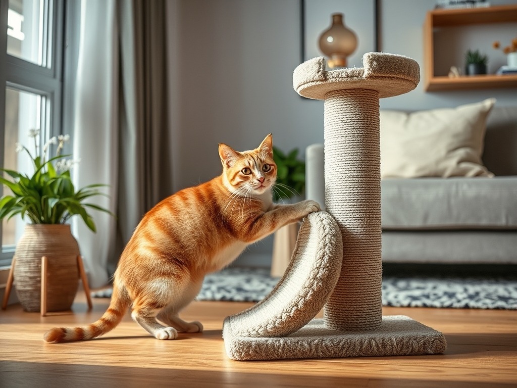 cat scratching post for apartment living - cat scratching posts pads guide hero image