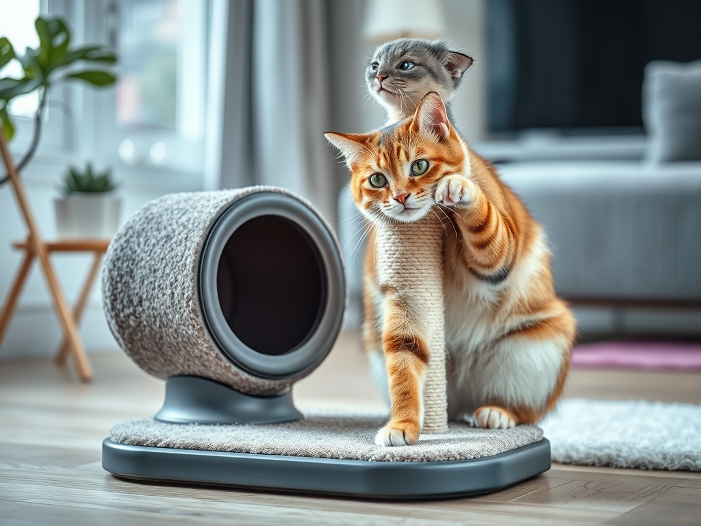 cat scratching post for heavy cats - cat scratching posts pads guide hero image