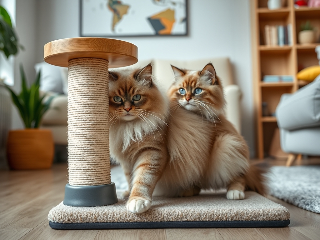 Costs and Value of Cat Scratching Posts for Ragdoll Cats - cat scratching posts pads