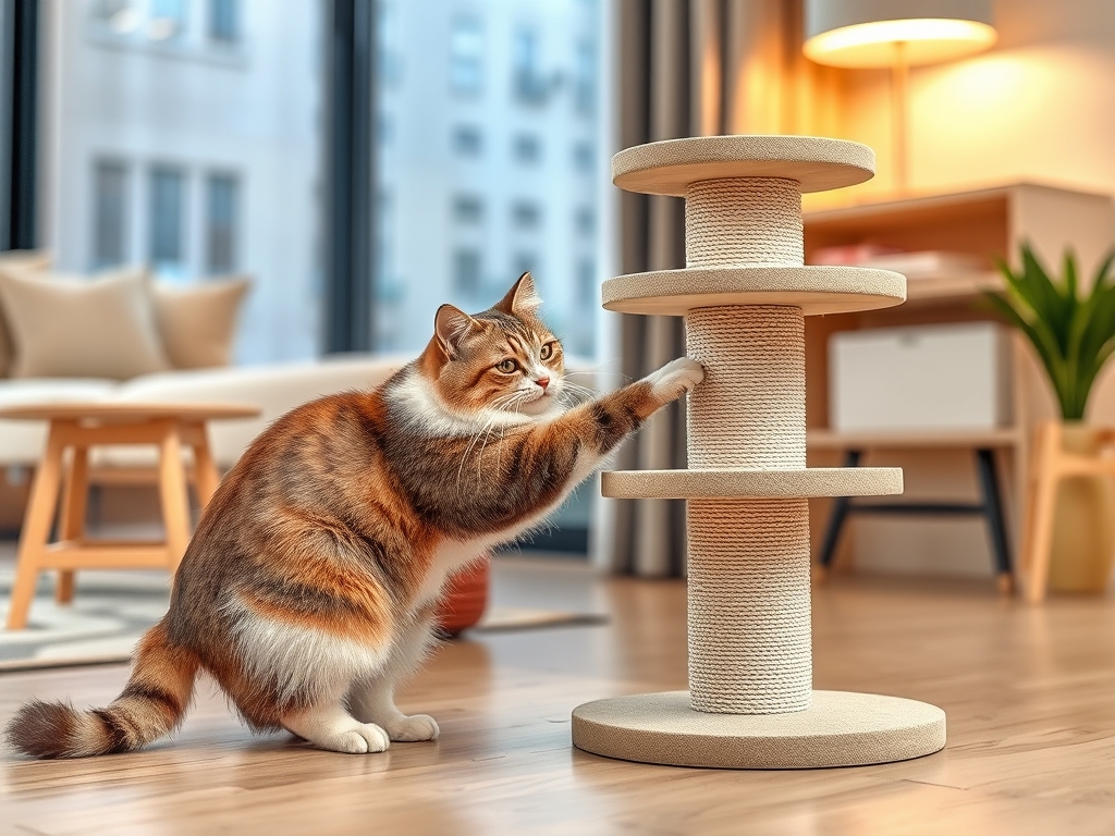 modern cat scratching post furniture - cat scratching posts pads guide hero image