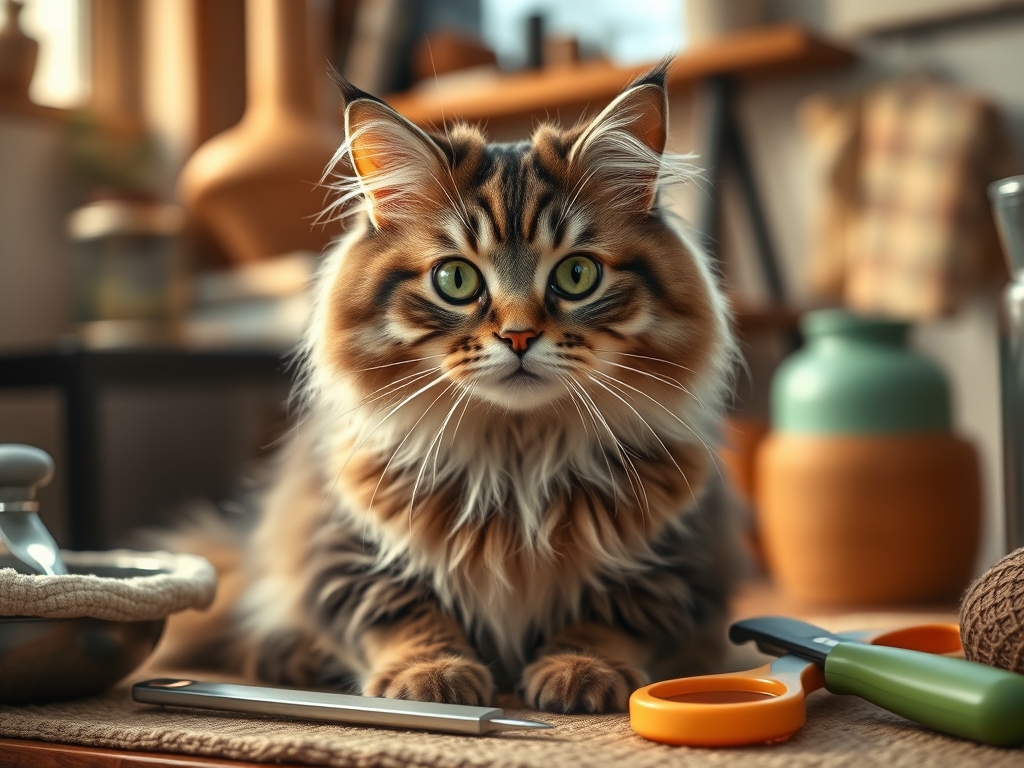 Choosing the Right Grooming Tools for Your Senior Cat - cat senior care