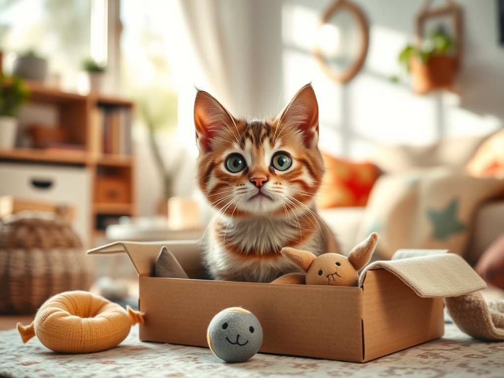 cat subscription box with handmade toys - cat subscription boxes guide hero image
