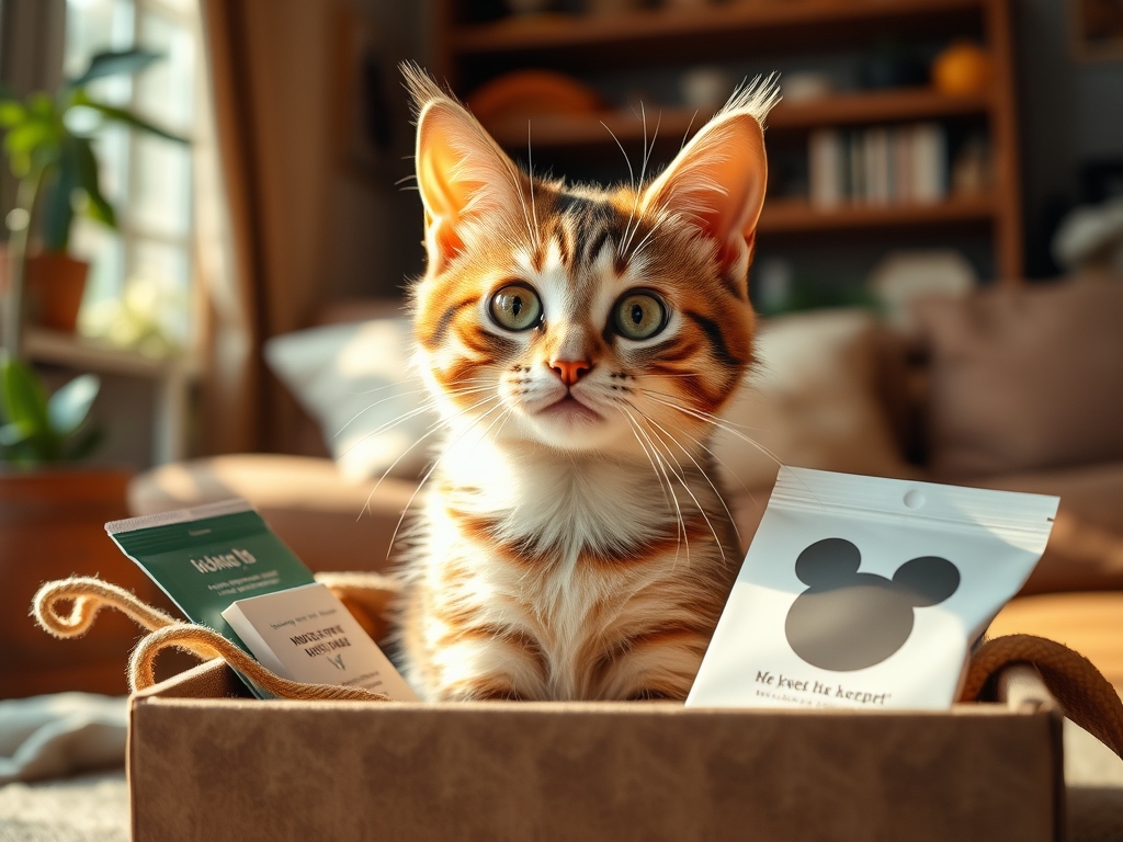 cat subscription box with personalized items - cat subscription boxes guide hero image