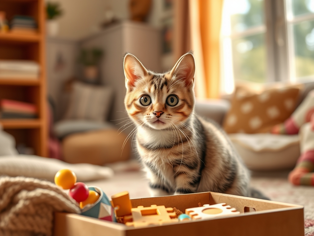 cat subscription box with puzzle toys - cat subscription boxes guide hero image