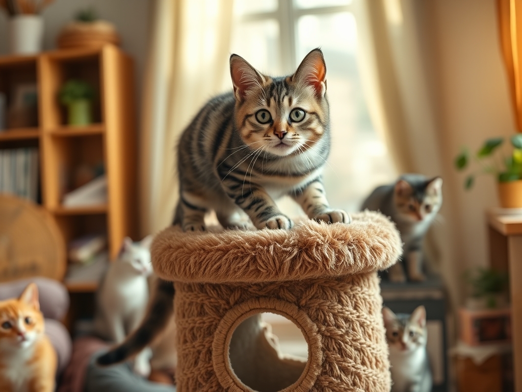 Costs and Value of Cat Climbing Towers - cat towers climbing structures