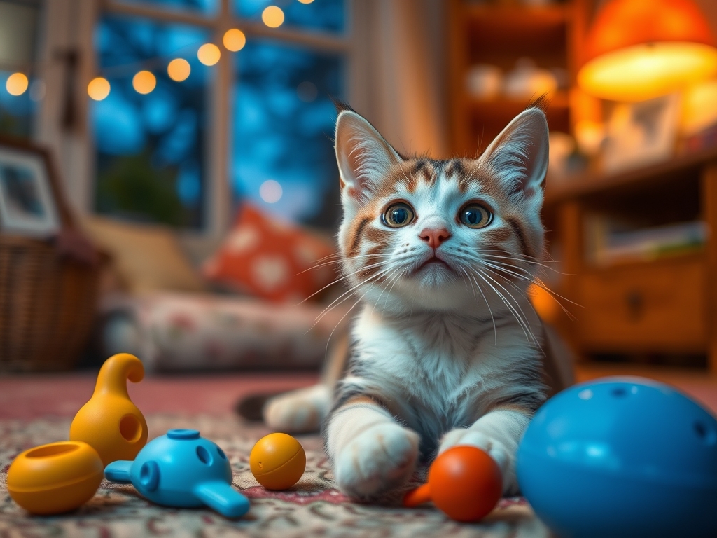 interactive cat toys for night time - cat toys interactive guide hero image