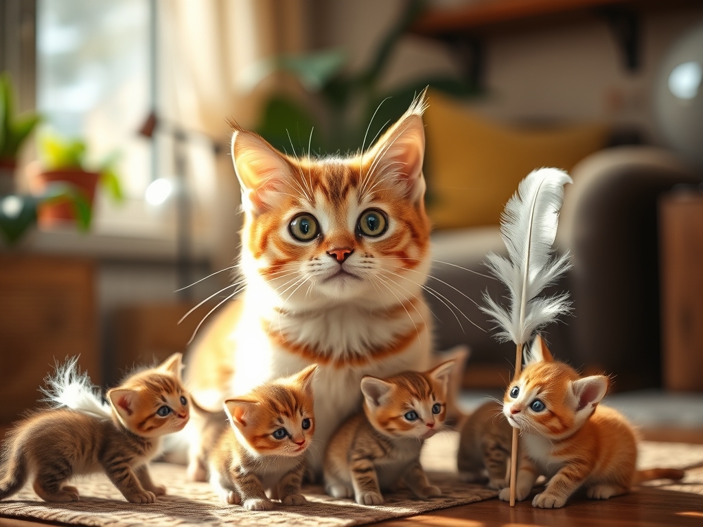 interactive feather wand for kittens - cat toys interactive guide hero image