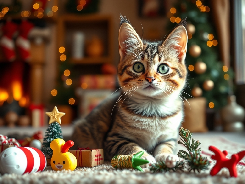 cat toys for christmas - cat toys guide hero image