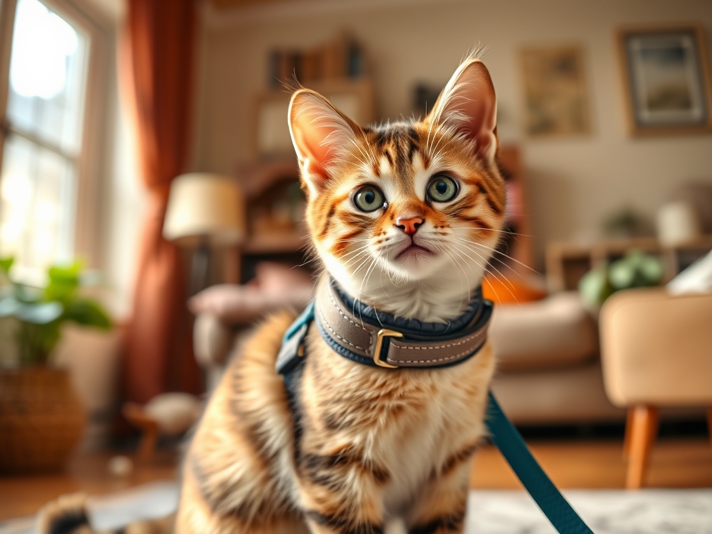 cat leash training harness set - cat training products guide hero image