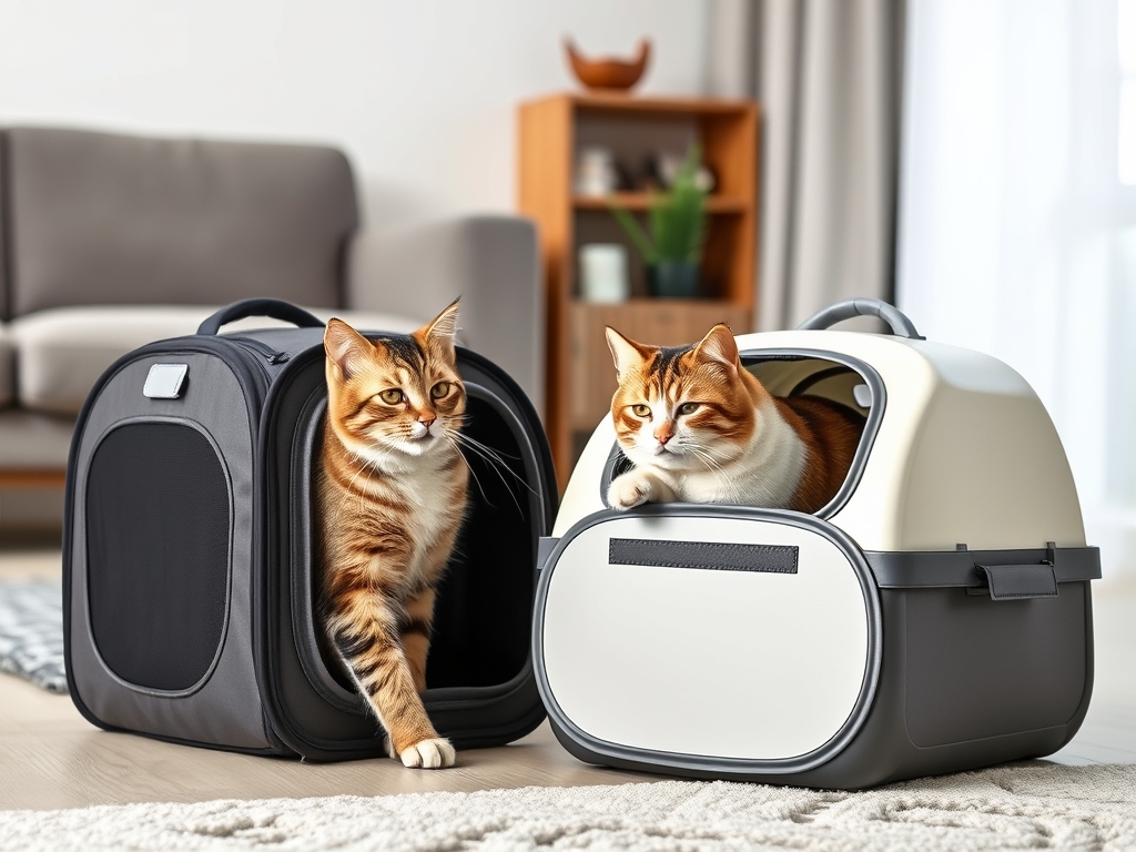 cat travel collapsible litter box - cat travel accessories guide hero image