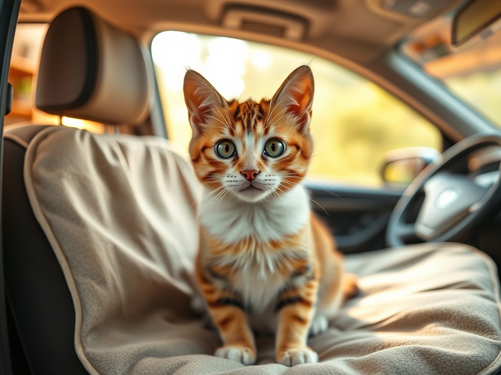 cat travel seat cover waterproof - cat travel accessories guide hero image