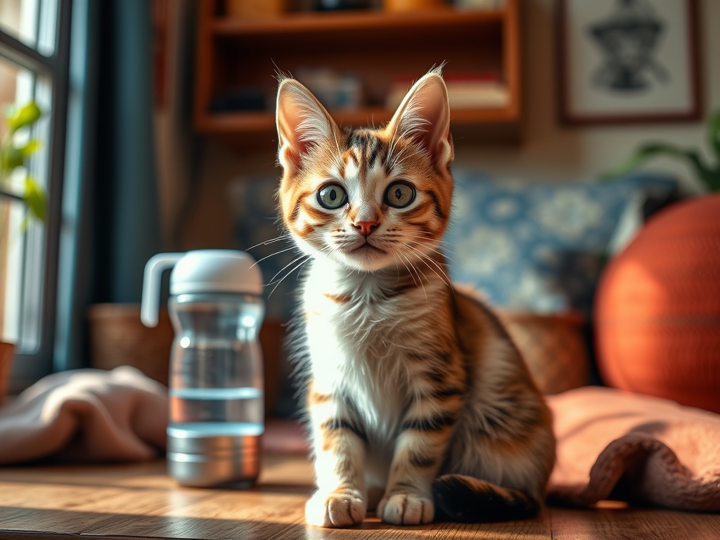 portable water bottle for cats - cat travel accessories guide hero image