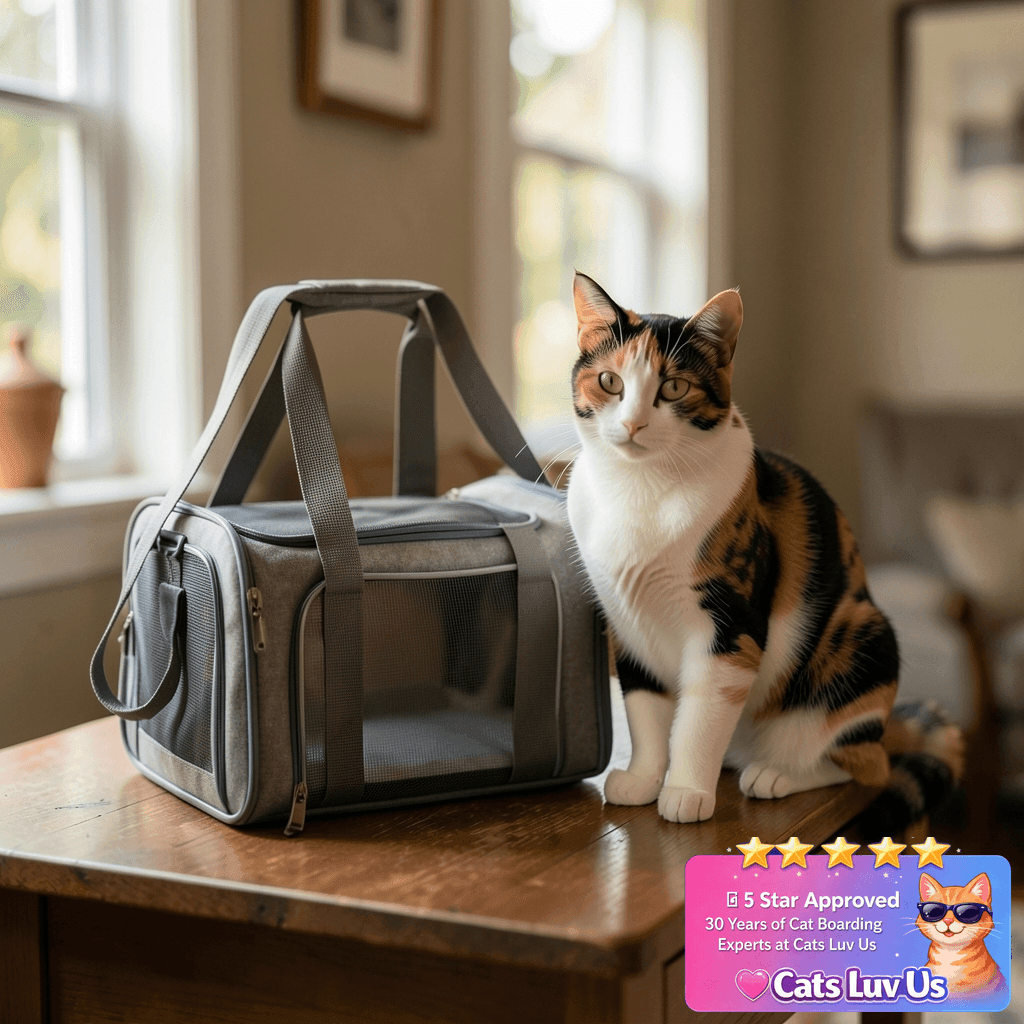 Henkelion Cat Carriers Dog Carrier Pet Carrier For Small / with cat - professional product lifestyle photo