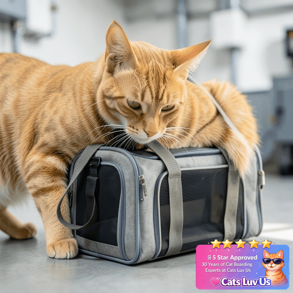 Henkelion Cat Carriers Dog Carrier Pet Carrier For Small / with cat - professional product lifestyle photo