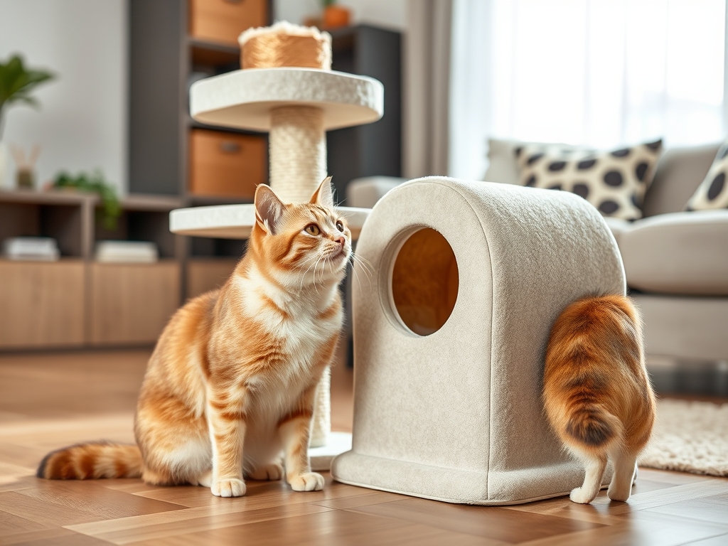 cat tree for shy cats - cat trees & furniture guide hero image