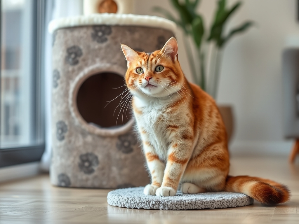 cat tree with extra scratching pads - cat trees furniture guide hero image