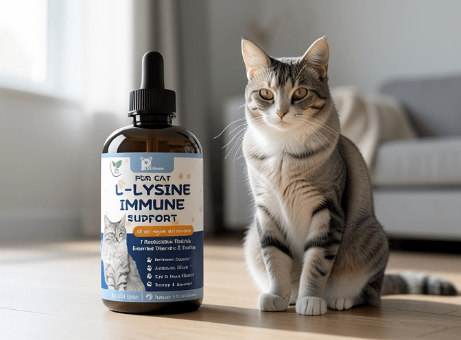 Cat owner reviewing luxury cat vitamins & supplements options for their pet in 2026