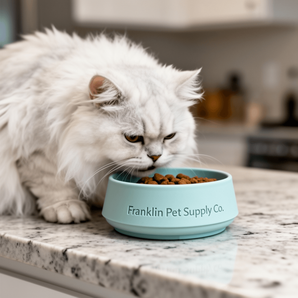 Hydro Flask Travel Water Bottle - Insulated Stainless Steel with cat - professional product lifestyle photo