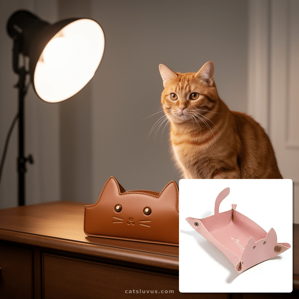 135 Piece Cat Shaped Wooden Jigsaw Puzzle with cat - professional product lifestyle photo