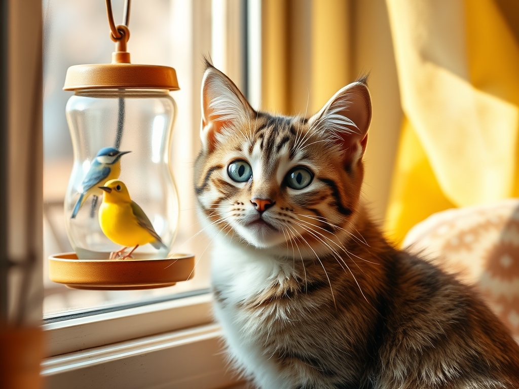 cat safe window bird feeder - cat window bird feeders guide hero image